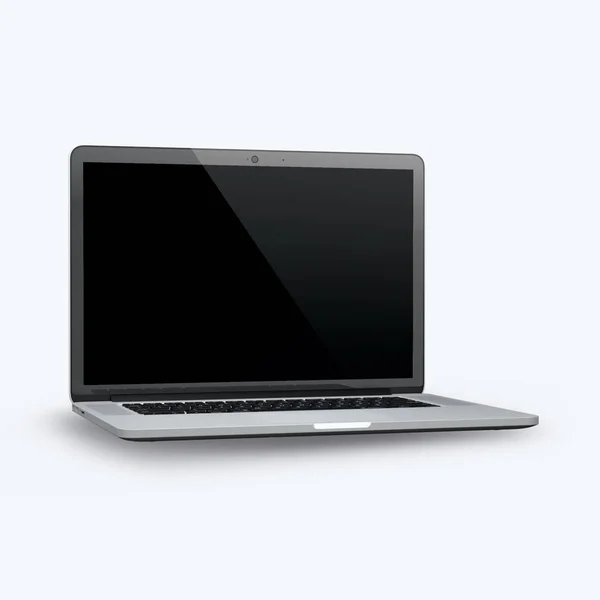 3d 在白色背景上的笔记本电脑渲染 — 图库照片