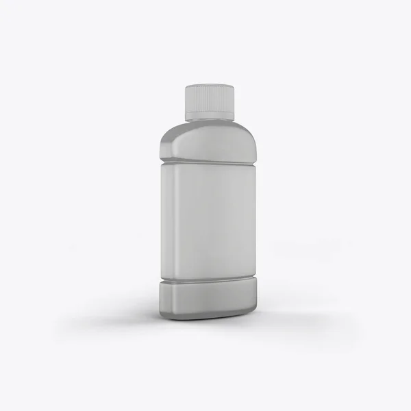 3D renderizar latas de óleo do motor em um fundo branco — Fotografia de Stock