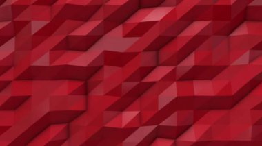 Kırmızı soyut düşük Poli üçgen arka plan