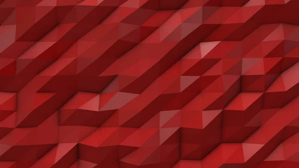 Czerwony Abstrakcja poly niskie trójkąt tło — Zdjęcie stockowe