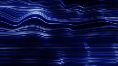 dosyalanmış soyut neon dalga satırı