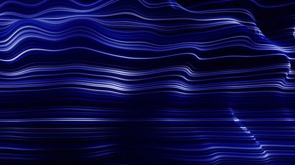 Ligne d'onde néon abstraite déposée — Photo