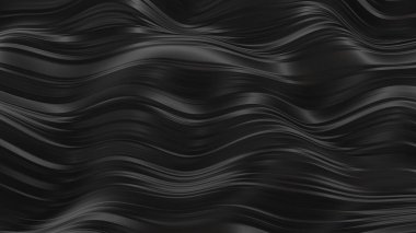 Abstract black rubber waves clipart