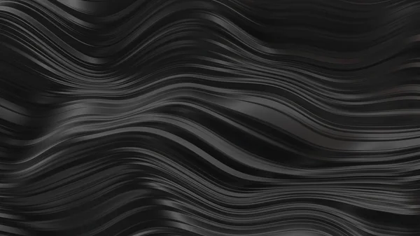 Ondas de caucho negro abstractas — Foto de Stock