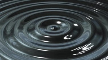 Soyut döngü dalgalanma metal 3d dalga