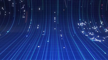 Çizgili mavi dijital arka plan