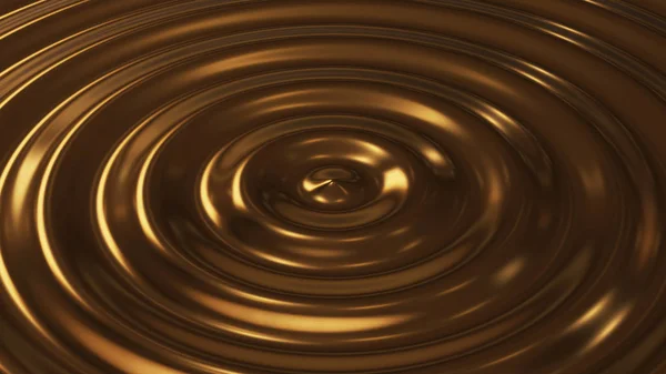 Abstract loop ripple gold wave