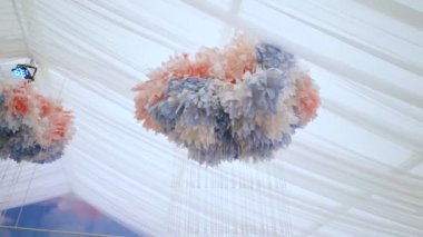 Güzel festival kağıt çiçekler