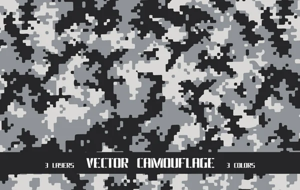 Camouflage pixel urbain — Image vectorielle