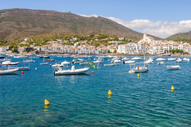 Manzarası görünümünü Cadaques Costa Brava, İspanya