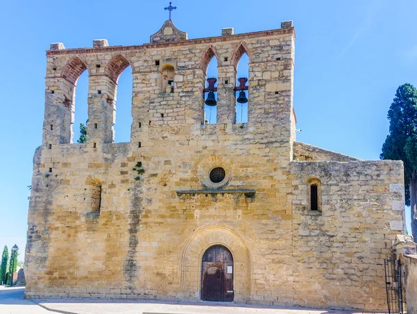 Iglesia de Sant Esteve en Peratallada, España —  Fotos de Stock