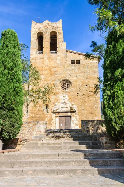 Церковь Сан-Пере в Палс, Испания — стоковое фото