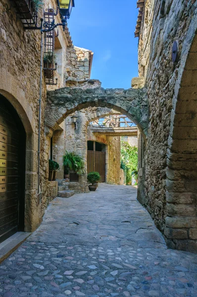 Medieval streets in Pals, Spain