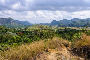 Vinales Valley, Küba'nın görünümü