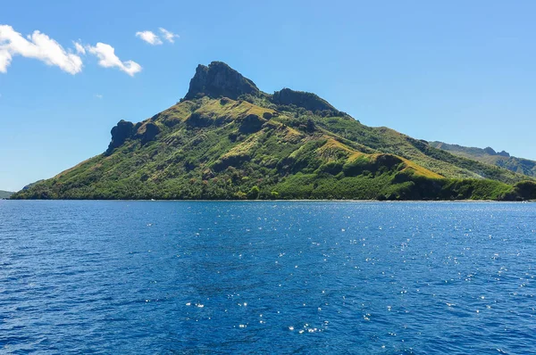 Weergave van de Waya Lailai Island in Fiji — Stockfoto