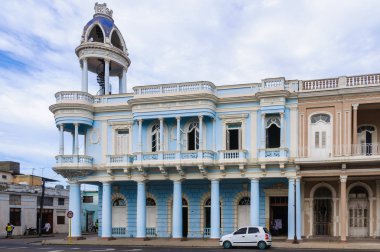 Palacio Ferrer Jose Marti parkında Cienfuegos, Cuba