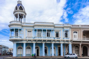 Palacio Ferrer Jose Marti parkında Cienfuegos, Cuba