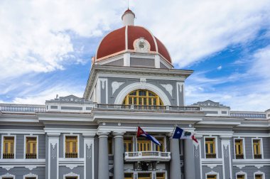 Belediye Binası Jose Marti parkında Cienfuegos, Cuba