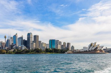 CBD ve Opera erkekçe feribotuna Sydney, Avustralya