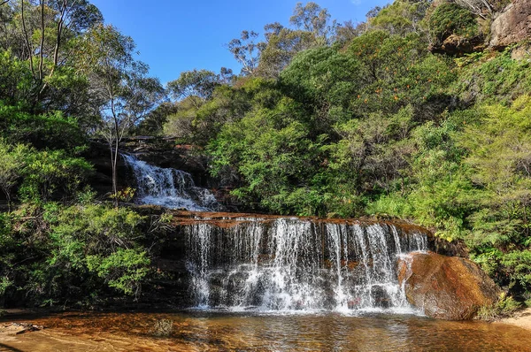 Wentworth Falls in Blue Mountains, Australia — Stock Photo, Image