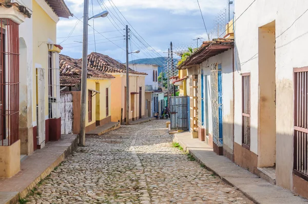 Case colorate in Trinidad, Cuba — Foto Stock