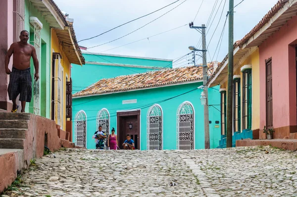 La gente del posto a Trinidad, Cuba — Foto Stock