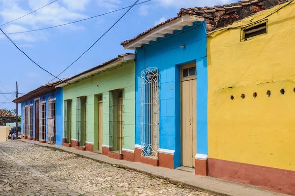 Trinidad, Küba'da renkli evleri — Stok fotoğraf