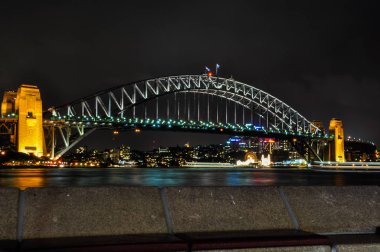 Işıklı Harbour Bridge Sydney, Avustralya