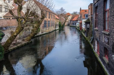 Donmuş kanal Bruges, Belçika