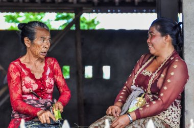 Bali dili Kadınlar Bali Ubud içinde sohbet