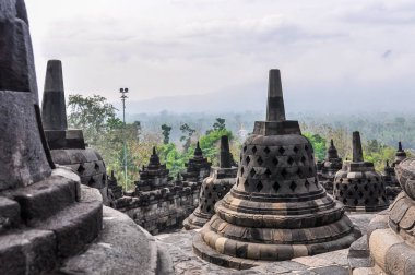 Budist stupas Borobudur Tapınağı, Endonezya