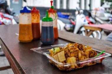 Jakarta, Endonezya'da Hawker gıda