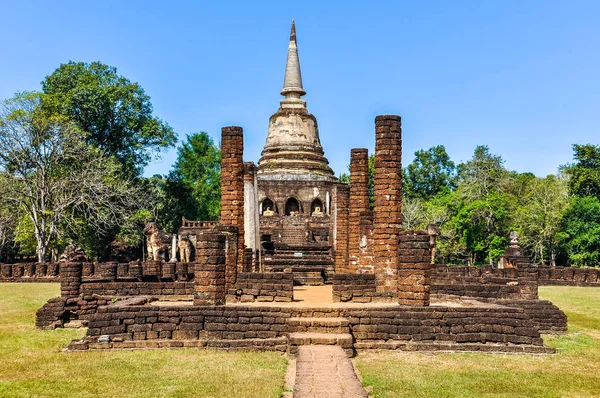 扫管笏昌 Lom 在 Si Satchanalai，泰国 — 图库照片