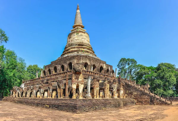 扫管笏昌 Lom 在 Si Satchanalai，泰国 — 图库照片