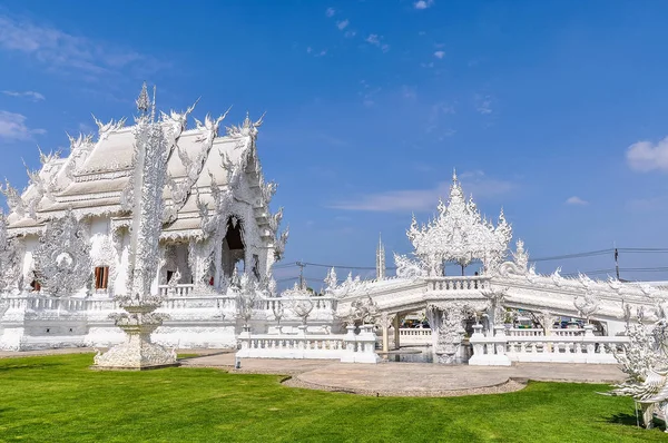 Templo Blanco en Chiang Rai, Tailandia — Foto de Stock