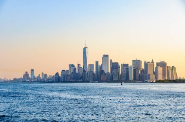 Aşağı Manhattan'ın, Nyc, ABD ilk ışık