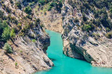 Bridge at Congost de Mont-Rebei in Catalonia, Spain