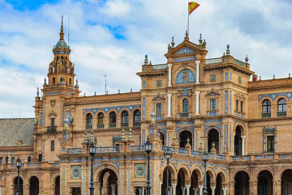 Plaza Espana em Sevilha, Espanha — Fotografia de Stock