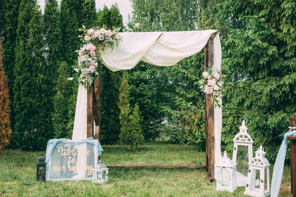 Arco Boda Claro Verde — Foto de Stock