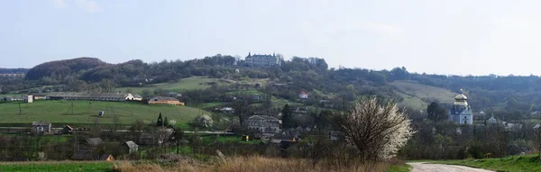 Підгорецький замок Панорама — стокове фото