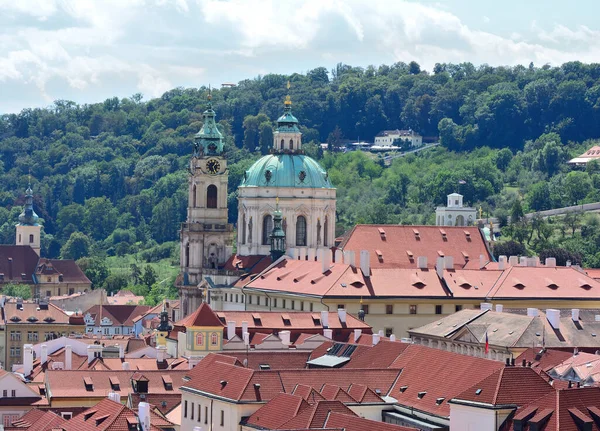 Prága a Cseh Köztársaság fővárosa, az európai állam. — Stock Fotó