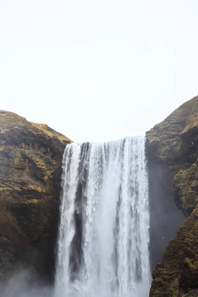 Skgafoss şelale Güney İzlanda — Stok fotoğraf