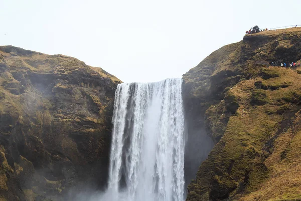 Skgafoss şelale Güney İzlanda — Stok fotoğraf