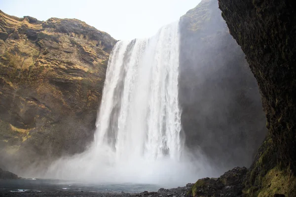 Skgafoss şelale Güney İzlanda