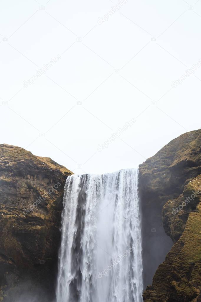 Skgafoss waterfall in southern Iceland
