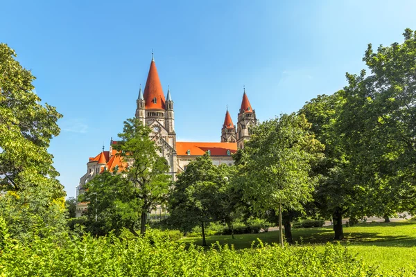 Igreja de São Francisco de Assis em Viena . — Fotografia de Stock