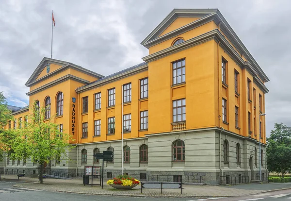 Régi városháza Trondheim. Norvégia. — Stock Fotó