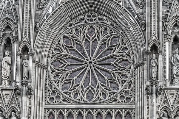 Detail of the Nidaros Cathedral (Nidarosdomen) in Trondheim, Nor — Stock Photo, Image