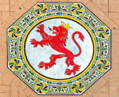 Plaza espana Sevilla, İspanya.