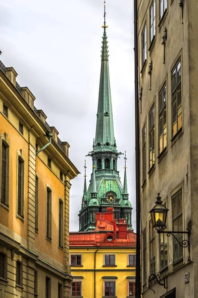 Igreja Alemã em Gamla Stan (Cidade Velha) em Estocolmo Suécia — Fotografia de Stock